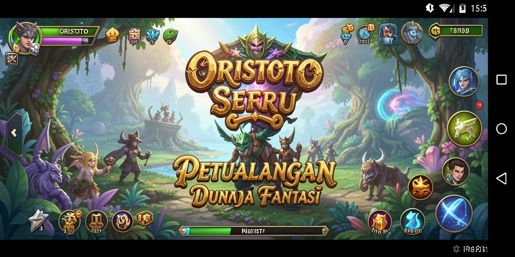 Tampilan gameplay ORISTOTO yang memukau di dunia petualangan.