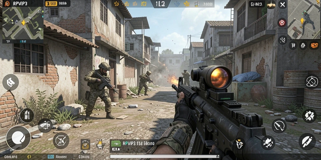 Tampilan gameplay RPVIP3 yang mendebarkan dan penuh aksi.