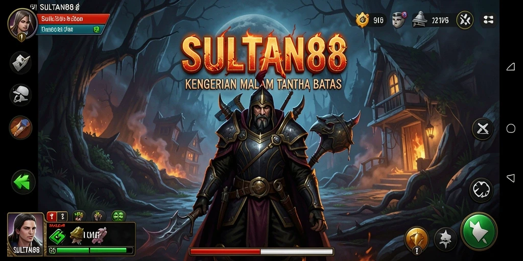 Screenshot utama SULTAN88 menampilkan momen menegangkan dari gameplay horor.